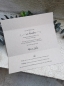 Preview: Einladungskarte zur Hochzeit vintage natural Kraft incl. Druck DINlang gefaltet