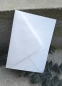Mobile Preview: Briefumschlag Kuvert B6 gerippt mit Seidenfutter weiß braun mint taupe cassis berry blau eukalyptus