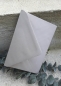 Mobile Preview: Briefumschlag Kuvert B6 gerippt mit Seidenfutter weiß braun mint taupe blau eukalyptus altrosa