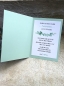 Preview: Einladungskarte Eukalyptus greenery B6 mintgrün Eukalyptuskranz Hochzeit Taufe Kommunion Konfirmation