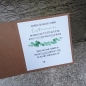 Preview: Einladungskarte zur Kommunion Konfirmation Taufe Eukalyptus Eukalyptuskranz Kraft vintage greenery Hochzeit