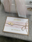 Preview: Geschenkbox + Glückwunschkarte Geldgeschenk Hochzeit vintage altrosa creme personalisiert