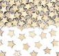 Preview: 50 Sterne Holzsterne Confetti Konfetti Streudeko Holz 2 cm Weihnachtsdeko Tischdeko Weihnachten
