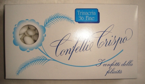 1 kg italienische Hochzeitsmandeln Mandeldragees weiß Confetti Crispo Bonboniere 1000g