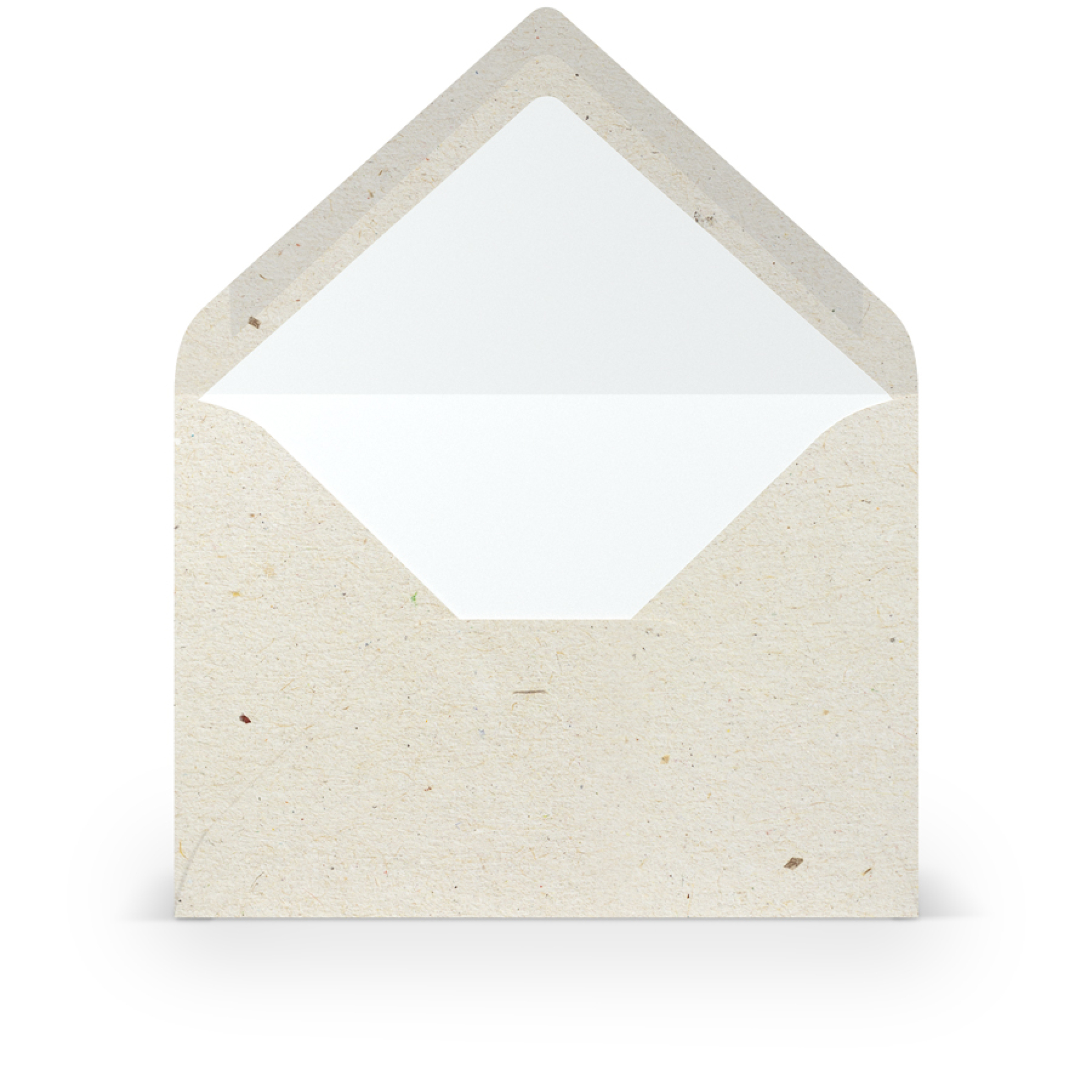 Briefumschlag Kuvert B6 gerippt mit Seidenfutter weiß Kraft braun mint taupe blau altrosa terra vanilla natur