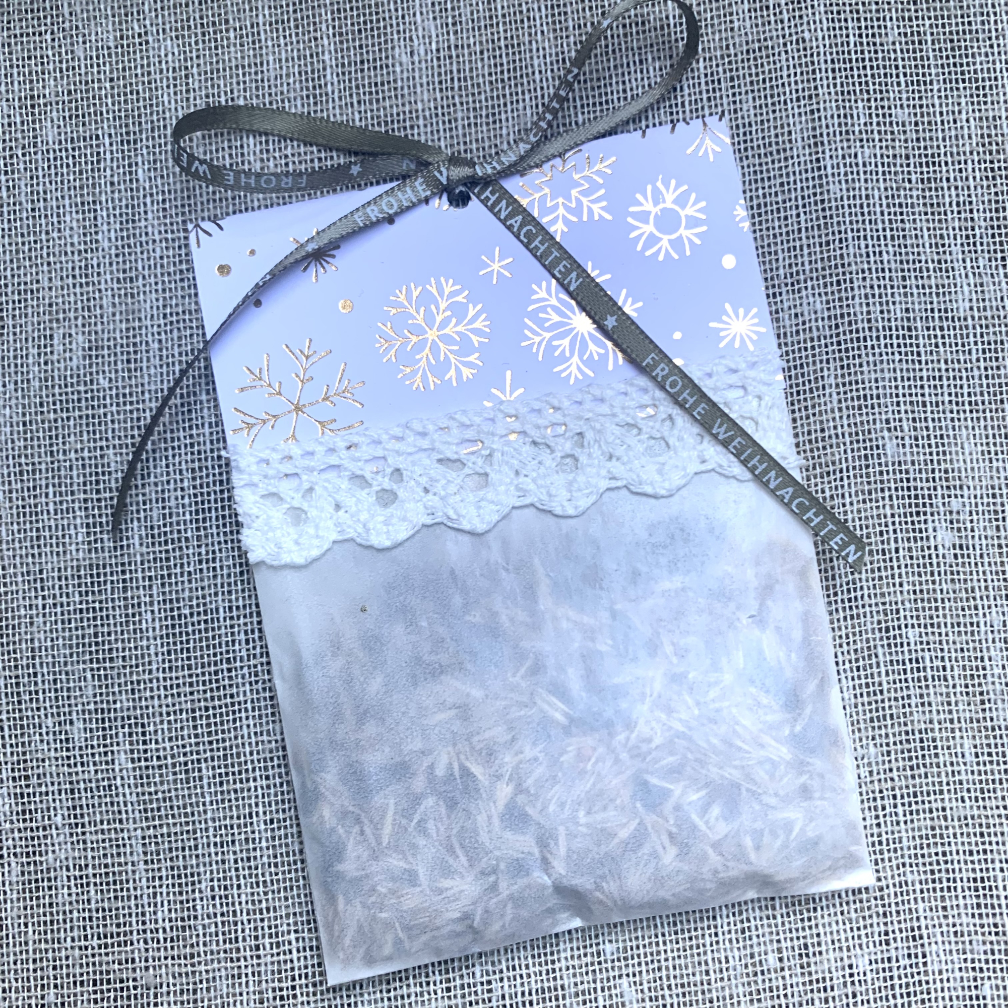 kleines Weihnachtsgeschenk Wichtelgeschenk Giveaway Gastgeschenk Weihnachtsfeier Wildblumensamen Weihnachten