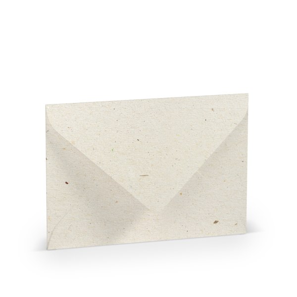 Briefumschlag Kuvert B6 gerippt mit Seidenfutter weiß Kraft braun mint taupe blau altrosa terra vanilla natur