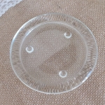 Kerzenteller Glasteller Glasuntersetzer Untersetzer Glas für Kerzen mit 6-8 cm Durchmesser