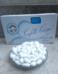 1 kg italienische Hochzeitsmandeln Mandeldragees weiß Confetti Crispo Bonboniere 1000g