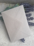 Briefumschlag Umschlag Kuvert C6 recycling braun vintage Hochzeit