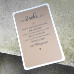 Danksagung Dankeskarte Abschied Karte Kollege Arbeit Dankeschön Kollegenabschied Mitarbeiter Rente B6 Abschiedsgeschenk individueller Text