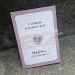 Besondere Glückwunschkarte Karte altrosa eukalyptusgrün Birkenherz Holzherz Spitze B6 Es gibt Menschen die passen perfekt ins Herz Geburtstag Hochzeit